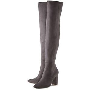 Steve Madden Everly Over the Knee‎ Boot Gray Size 10